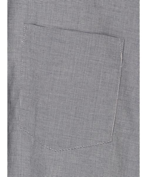 CRAFT STANDARD BOUTIQUE(クラフトスタンダードブティック)の「【2020SS】STAND COLLAR SHIRT/スタンドカラーベーシックとろみシャツ●*(シャツ/ブラウス・メンズ・チャコールグレー/ハウンドトゥース/ネイビー/グレー/アイボリー/ホワイト系その他7/チェック/ブルー系その他4・M/L/LL)」の15枚目の写真