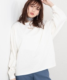 WEGO | WEGO/ボリュームスリーブ刺繍ロゴビッグシルエットロンT(Tシャツ/カットソー)