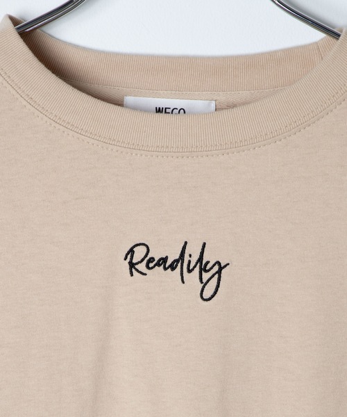 WEGO（ウィゴー）の「WEGO/ボリュームスリーブ刺繍ロゴビッグシルエットロンT（Tシャツ/カットソー・レディース・ベージュ/ライトパープル/ホワイト・FREE）」の20枚目の写真