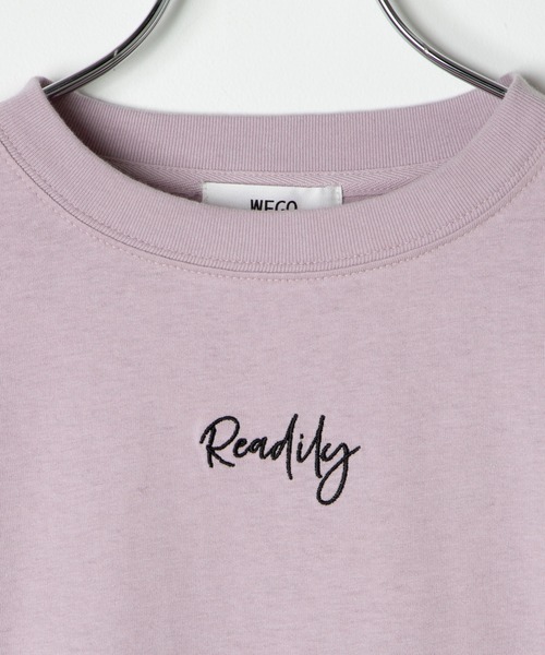 WEGO（ウィゴー）の「WEGO/ボリュームスリーブ刺繍ロゴビッグシルエットロンT（Tシャツ/カットソー・レディース・ベージュ/ライトパープル/ホワイト・FREE）」の21枚目の写真