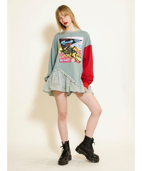 jouetie（ジュエティ）の「リメイクドッキングチュニック（Tシャツ 