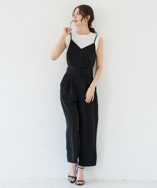 LOUNGEDRESS(ラウンジドレス)の「キャミサロペット(サロペット/オーバーオール・レディース・ブラック・FREE)」の9枚目の写真
