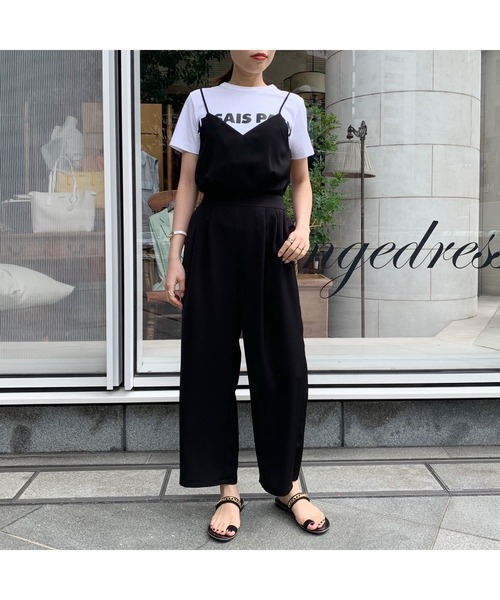 LOUNGEDRESS(ラウンジドレス)の「キャミサロペット(サロペット/オーバーオール・レディース・ブラック・FREE)」の18枚目の写真