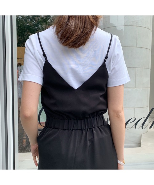 LOUNGEDRESS(ラウンジドレス)の「キャミサロペット(サロペット/オーバーオール・レディース・ブラック・FREE)」の11枚目の写真