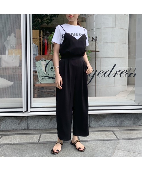 LOUNGEDRESS(ラウンジドレス)の「キャミサロペット(サロペット/オーバーオール・レディース・ブラック・FREE)」の17枚目の写真