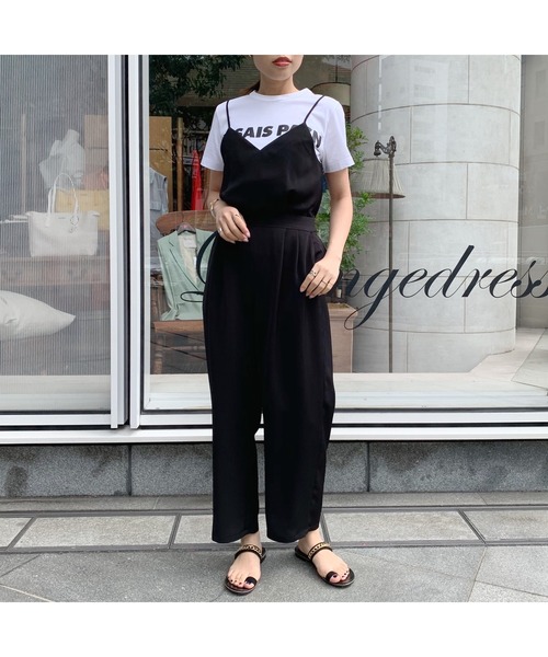 LOUNGEDRESS(ラウンジドレス)の「キャミサロペット(サロペット/オーバーオール・レディース・ブラック・FREE)」の16枚目の写真