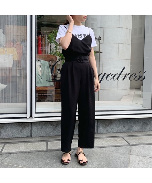 LOUNGEDRESS(ラウンジドレス)の「キャミサロペット(サロペット/オーバーオール・レディース・ブラック・FREE)」の15枚目の写真