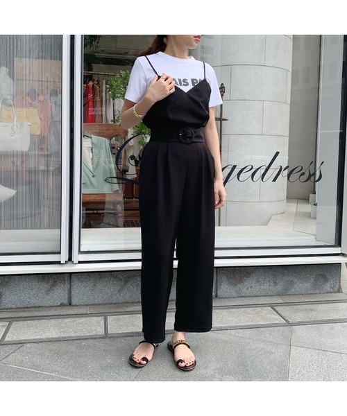 LOUNGEDRESS(ラウンジドレス)の「キャミサロペット(サロペット/オーバーオール・レディース・ブラック・FREE)」の14枚目の写真