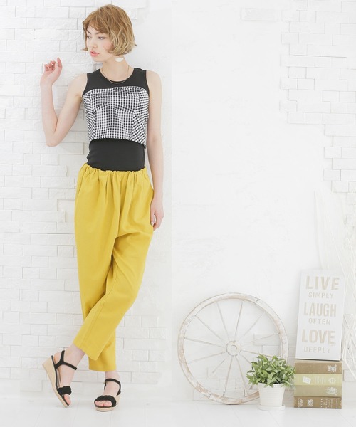 VIVIAN（ヴィヴィアン）の「編み込みデザインウェッジサンダル（サンダル・レディース・ブラック系その他3/ベージュ系その他3/イエロー系その他3/ライトパープル/ダークインディゴブルー/グレー系その他3・LL/S/M/L）」の13枚目の写真