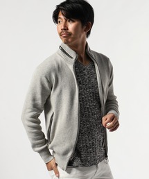 ニットブルゾン