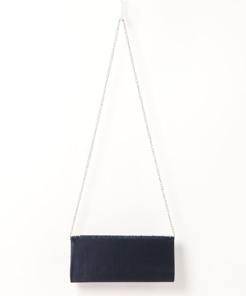 Lace Ladies(レースレディース)の「サテンプリーツ 2WAYクラッチバッグバッグ(クラッチバッグ・レディース・ブラック/シルバー/ネイビー/ワインレッド/ベージュ・FREE)」の10枚目の写真