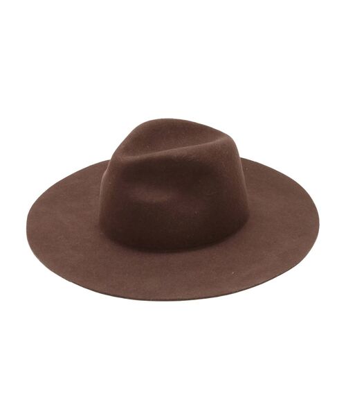GYDA(ジェイダ)の「シンプルフェルトHAT(ハット・レディース・ブラウン/ベージュ・FREE)」の5枚目の写真