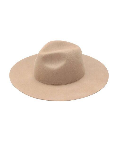 GYDA(ジェイダ)の「シンプルフェルトHAT(ハット・レディース・ブラウン/ベージュ・FREE)」の10枚目の写真