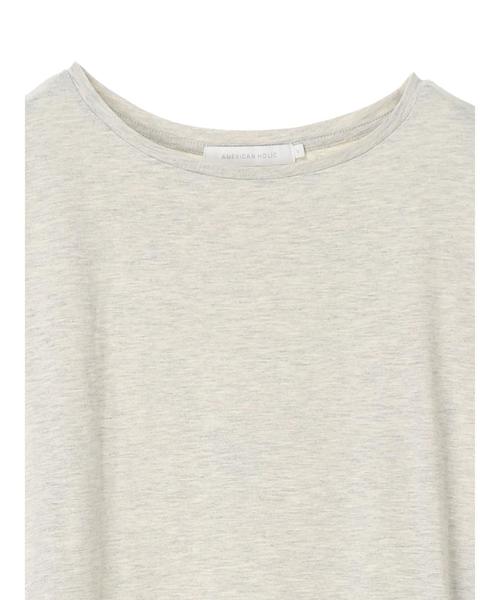 AMERICAN HOLIC(アメリカンホリック)の「裾タック半袖カットプルオーバー2 *〇(Tシャツ/カットソー・レディース・ホワイト系その他・M/L)」の7枚目の写真
