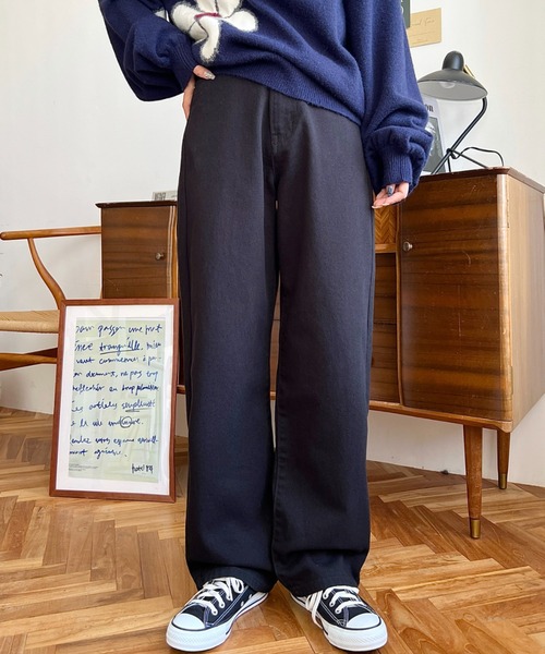 セール】【累計販売枚数25万枚突破！】デニム＆ツイルストレート