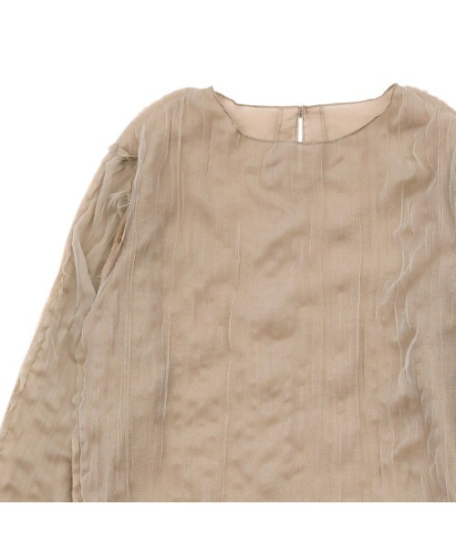 select MOCA(セレクトモカ)の「トゥープライ(two-ply)トップス(Tシャツ/カットソー・レディース・カーキ/ベージュ/ブラウン・FREE)」の15枚目の写真