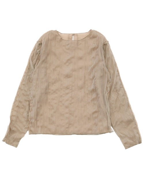 select MOCA(セレクトモカ)の「トゥープライ(two-ply)トップス(Tシャツ/カットソー・レディース・カーキ/ベージュ/ブラウン・FREE)」の13枚目の写真