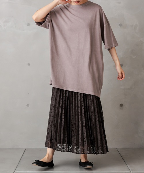 PUAL CE CIN（ピュアルセシン）の「ラッセルレーススカート（スカート・レディース・ブラック/グレー・FREE）」の9枚目の写真