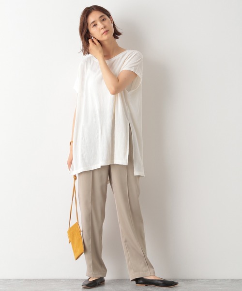LEPSIM（レプシィム）の「ピーチサテンテーパード　893108（その他パンツ・レディース・アイボリー/モカ/カーキ・MEDIUM/LARGE）」の5枚目の写真