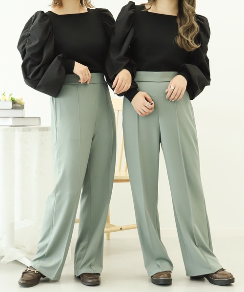 PairPair（ペアペア）の「袖コンシャストップス（Tシャツ/カットソー・レディース・ブラック/ブラウン・FREE）」の17枚目の写真