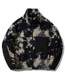 COVERNAT | 【COVERNAT】MIXED FLEECE ZIP UP JACKET / カバーナット ミックス ボア フリース ジップアップ ジャケット(その他アウター)