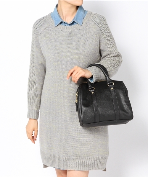 CIAOPANIC（チャオパニック）の「【Ciaopanic】型押し2WAYボストン（ショルダーバッグ・レディース・ブラック/ワインレッド/ロイヤルブルー・0）」の5枚目の写真