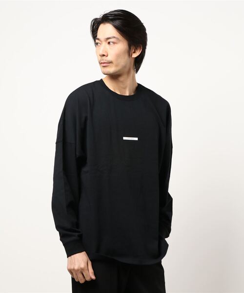NO WAY(ノーウェイ)の「/バックプリントドルマンスリーブTシャツ/(Tシャツ/カットソー・メンズ・ホワイト/ブラック/グレイッシュブルー・MEDIUM/LARGE)」の1枚目の写真