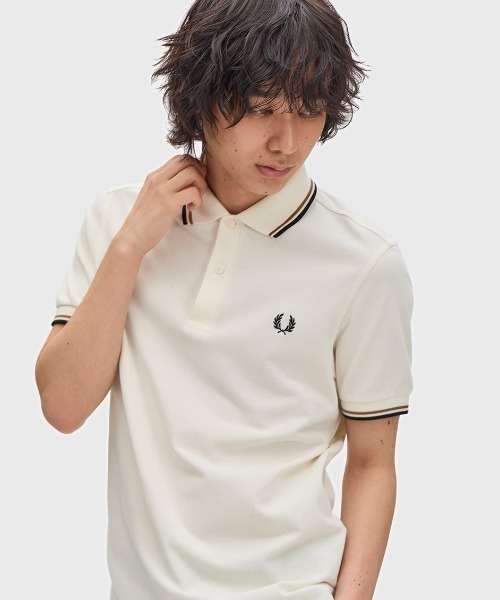 未使用に近い‼️フレッドペリーポロシャツ　M3600 ブラック×ホワイト　XS FRED PERRY（フレッドペリー） 半袖 ポロシャツ M3600 国内正規品