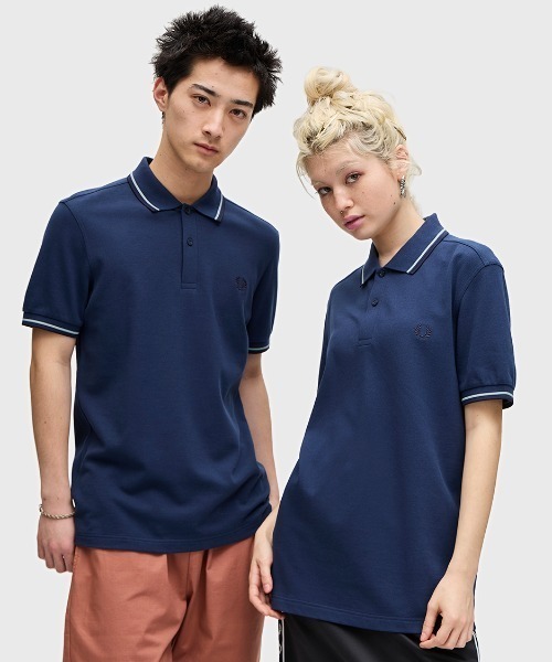 【未使用に近い★ダークネイビー】フレッドペリーポロシャツ★M3600★Sサイズ★ FRED PERRY ポロシャツ 限定展開 PERRY/フレッドペリー The Fred