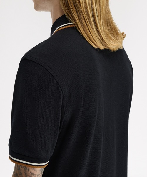 未使用に近い‼️フレッドペリーポロシャツ　M3600 ブラック×ホワイト　XS FRED PERRY（フレッドペリー） FRED PERRY M3600 ポロシャツ メンズ