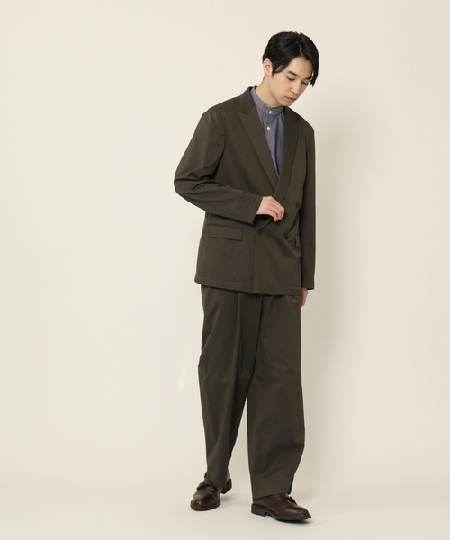 KASHIYAMA（カシヤマ）の「SOLOTEXスーパーストレッチサッカー1タックワイドパンツ（その他パンツ・メンズ・カーキ/ブラック/グレー・マルチサイズ）」の10枚目の写真