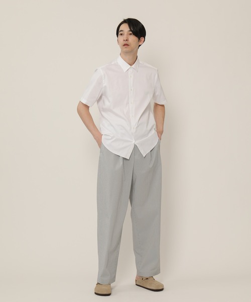 KASHIYAMA（カシヤマ）の「SOLOTEXスーパーストレッチサッカー1タックワイドパンツ（その他パンツ・メンズ・カーキ/ブラック/グレー・マルチサイズ）」の11枚目の写真