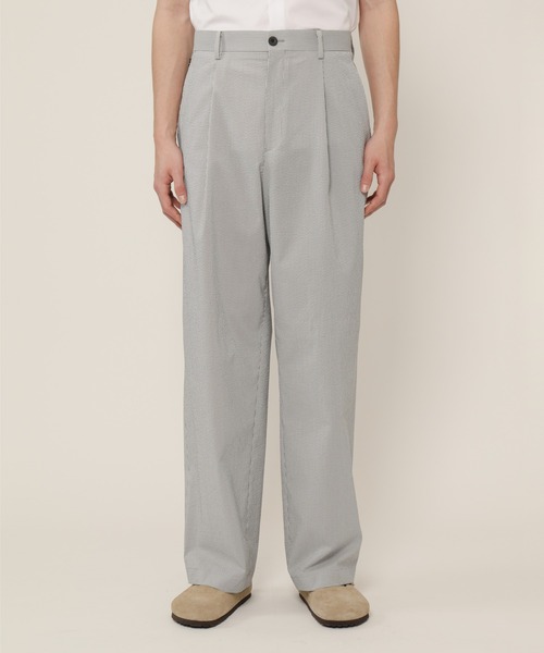 KASHIYAMA（カシヤマ）の「SOLOTEXスーパーストレッチサッカー1タックワイドパンツ（その他パンツ・メンズ・カーキ/ブラック/グレー・マルチサイズ）」の8枚目の写真