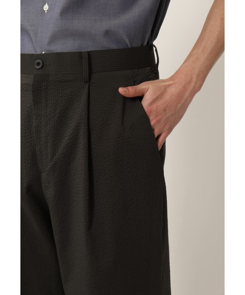 KASHIYAMA（カシヤマ）の「SOLOTEXスーパーストレッチサッカー1タックワイドパンツ（その他パンツ・メンズ・カーキ/ブラック/グレー・マルチサイズ）」の12枚目の写真