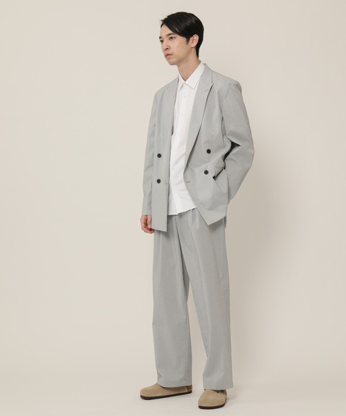 KASHIYAMA（カシヤマ）の「SOLOTEXスーパーストレッチサッカー1タックワイドパンツ（その他パンツ・メンズ・カーキ/ブラック/グレー・マルチサイズ）」の5枚目の写真