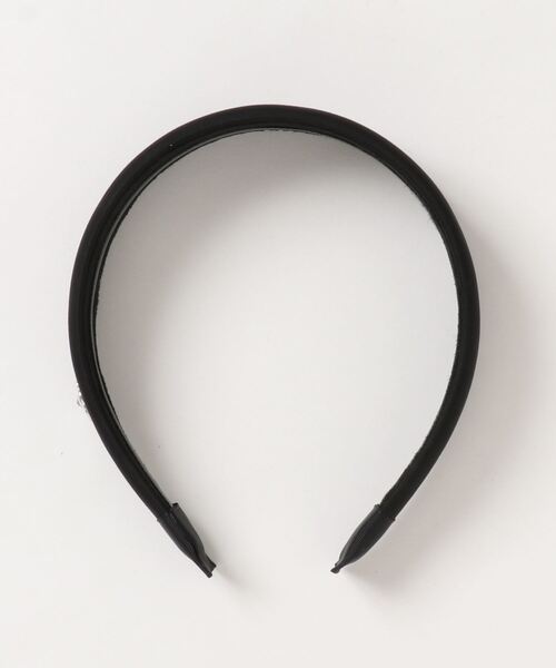 MARY QUANT（マリークワント）の「ベーシックサテン カチューシャ（カチューシャ・レディース・ベージュ/ブラック・FREE）」の9枚目の写真