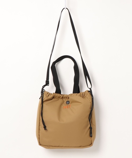 MEI（メイ）の「・MEI キンチャクトートショルダー＊（トートバッグ・レディース・ブラック/ベージュ・FREE）」の7枚目の写真