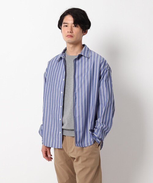 THE SHOP TK (ザ ショップ ティーケー )の「◆イージーケアクロスシャツ(シャツ/ブラウス・メンズ・ホワイト系5/カーキ系2/ブルー系2・02/03/04)」の3枚目の写真