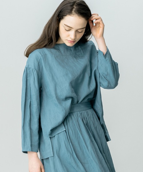 LE GLAZIK（ルグラジック）の「【LE GLAZIK】リネンプルオーバーシャツ