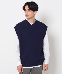 THE SHOP TK  | ポリニットベスト(ベスト)