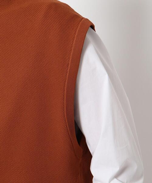 THE SHOP TK （ザ ショップ ティーケー ）の「◆ポリニットベスト（ベスト・メンズ・レンガ/ネイビー・02/03/04）」の10枚目の写真