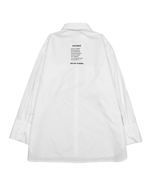 Figments(フィグメンツ)の「バックパッチシャツ(シャツ/ブラウス・レディース・ホワイト/ブラック・FREE)」の9枚目の写真