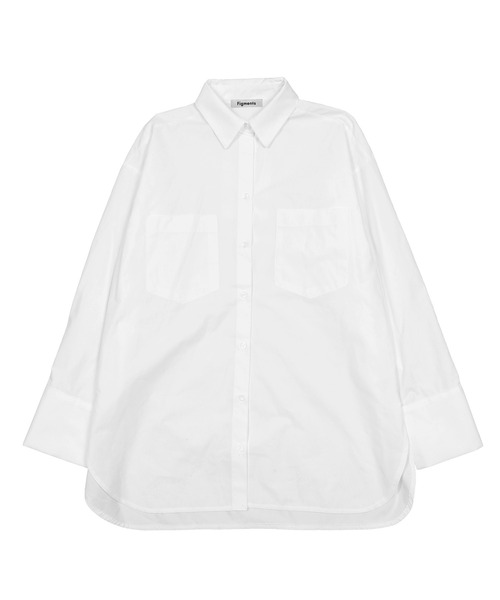 Figments(フィグメンツ)の「バックパッチシャツ(シャツ/ブラウス・レディース・ホワイト/ブラック・FREE)」の10枚目の写真