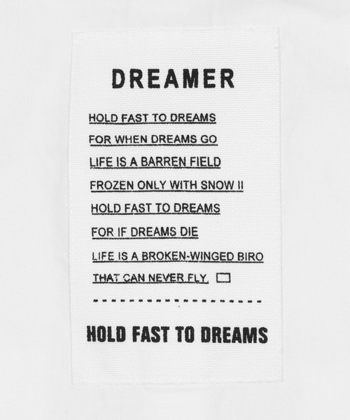 Figments(フィグメンツ)の「バックパッチシャツ(シャツ/ブラウス・レディース・ホワイト/ブラック・FREE)」の8枚目の写真