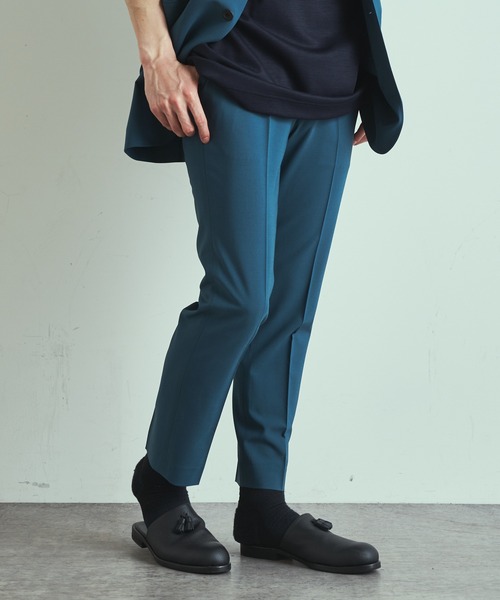 Lui's（ルイス）の「【2×2 セットアップシリーズ 21Summer】 ベーシックスリムトラウザー（スラックス・メンズ・ブラック/パープル/ブルーグリーン・SMALL/MEDIUM）」の18枚目の写真