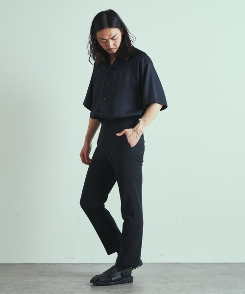 Lui's（ルイス）の「【2×2 セットアップシリーズ 21Summer】 ベーシックスリムトラウザー（スラックス・メンズ・ブラック/パープル/ブルーグリーン・SMALL/MEDIUM）」の7枚目の写真