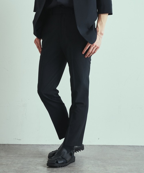 Lui's（ルイス）の「【2×2 セットアップシリーズ 21Summer】 ベーシックスリムトラウザー（スラックス・メンズ・ブラック/パープル/ブルーグリーン・SMALL/MEDIUM）」の22枚目の写真