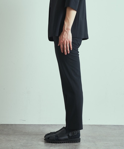 Lui's（ルイス）の「【2×2 セットアップシリーズ 21Summer】 ベーシックスリムトラウザー（スラックス・メンズ・ブラック/パープル/ブルーグリーン・SMALL/MEDIUM）」の14枚目の写真