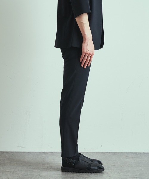 Lui's（ルイス）の「【2×2 セットアップシリーズ 21Summer】 ベーシックスリムトラウザー（スラックス・メンズ・ブラック/パープル/ブルーグリーン・SMALL/MEDIUM）」の8枚目の写真