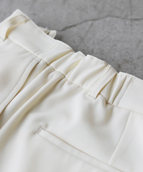 ASTRONOMY（アストロノミー）の「センタープレス足長ストレートスラックス（スラックス・メンズ・ブラック/ブラウン/アイボリー・M/L）」の19枚目の写真